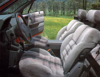Interior 1991 Chrysler Shadow Convertible