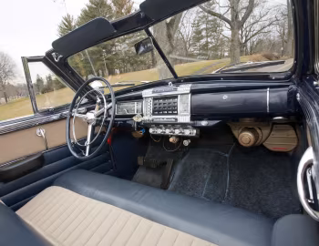 Interior 1947 Chrysler New Yorker Convertible Coupe Town & Country (C39N)