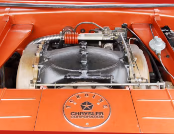 Bajo el capó Chrysler Turbine Car '1963