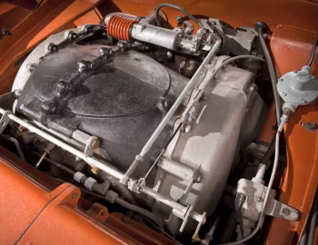 Bajo el capó Chrysler Turbine Car '1963