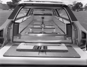 Interior Chrysler Valiant Regal Hearse (VH) '1971–73