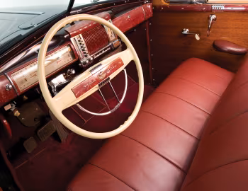 Interior 1941 Chrysler Windsor Town & Country Station Wagon (C-28)