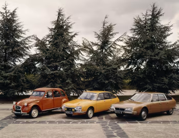 Citroën 2CV, Citroën CX, Citroën GS