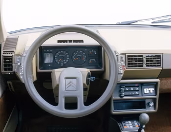 Передня панель Citroën BX 19 GT [EU-spec] '1984–86