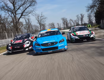 Cyan Racing Volvo S60 Polestar TC1 WTCC, All-Inkl.com Racing Citroën C-Elysée WTCC, JAS Motorsport Honda Civic Type R WTCC