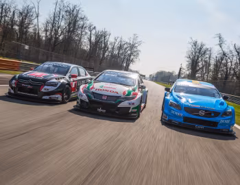 Cyan Racing Volvo S60 Polestar TC1 WTCC, All-Inkl.com Racing Citroën C-Elysée WTCC, JAS Motorsport Honda Civic Type R WTCC