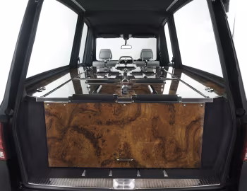Interior Coleman Milne Mercedes-Benz E-Klasse Hearse (VF212) '2013–17