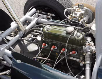 Bajo el capó Cooper T56 (MkII) '1961