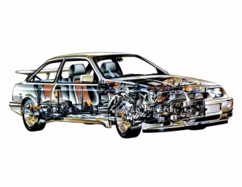Ford Sierra RS Cosworth [UK-spec] '07.1986–01.1988