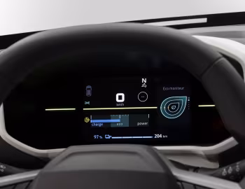 Dashboard Dacia Spring Extreme [EU-spec] '2024–25