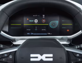 Tableau de bord Dacia Spring Extreme [EU-spec] '2025–pr.