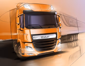 Скетч DAF CF '2013