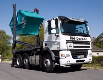 DAF CF85.460 6×2 FAG Day Cab Meiller-Absetzkipper '2006–13