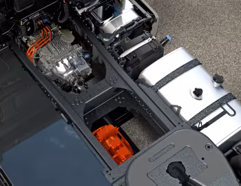 Bajo el capó DAF CF FT Hybrid '2018–24