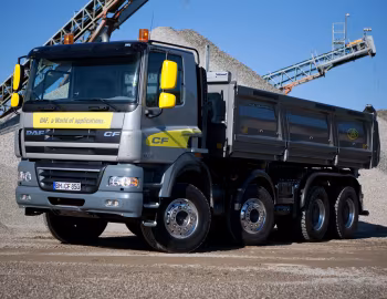 DAF CF FAD 85.410 Day Cab Meiller Dreiseitenkipper '2006–13