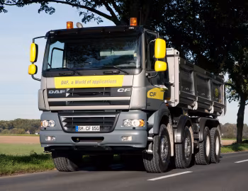 DAF CF FAD 85.410 Day Cab Meiller Dreiseitenkipper '2006–13
