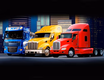 DAF, Kenworth, Peterbilt