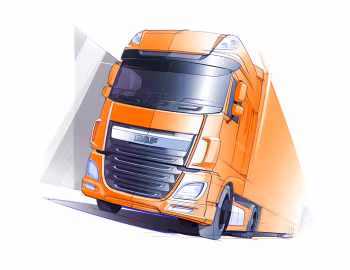Скетч DAF XF '2012