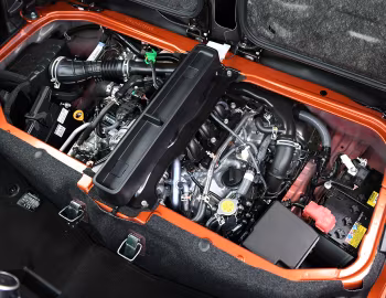 Under the hood Daihatsu Atrai Deck Van [Japan] (S700W/S710W) '12.2021–pr.