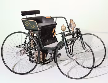 Daimler Wire-Wheel Car '1889
