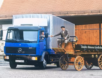 Daimler 4 PS Motor-Lastwagen, Mercedes-Benz 814 Pritschenwagen