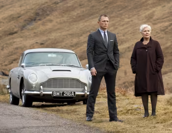 Daniel Craig, Aston Martin DB5 Skyfall, Judi Dench