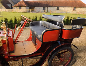 Interior Darracq 6 ½ HP 4-seater Voiturette '1900