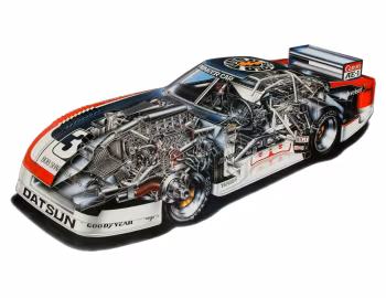 Datsun Silhouette Formula IMSA-GTU Car '1981