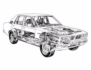 Datsun Violet 160J [UK-spec] (A10) '1977–80