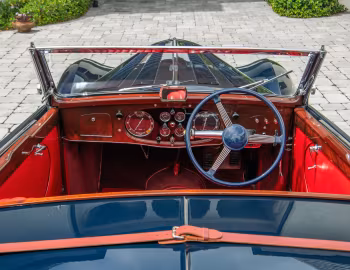 Panel frontal Delage D8 120 Cabriolet Grand Luxe par Chapron (#51980) '1939