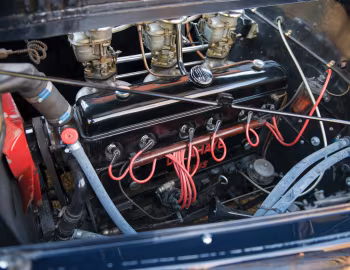 Bajo el capó Delahaye 135 M Atlas Cabriolet par Guilloré (#801636) '1950