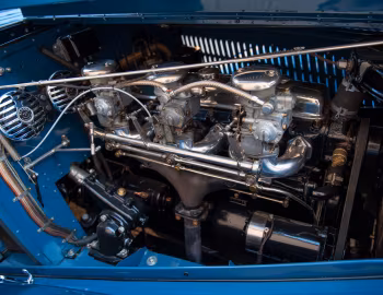 Bajo el capó Delahaye 135 M Coupé par Guilloré (#800217) '1946