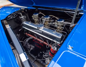 Bajo el capó Delahaye 135 MS Cabriolet par Faget-Varnet (#801077) '1948