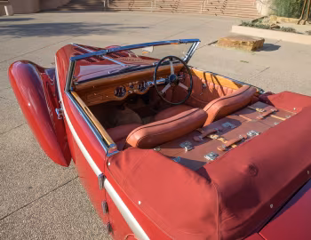 Interior Delahaye 135 MS Roadster par Guillore (#800388) '1947