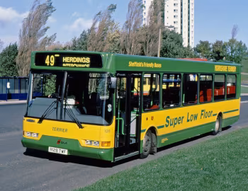 Dennis Dart SLF East Lancs Spryte [UK-spec] (B41F) '09.1996–12.2001
