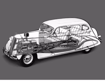 1936 DeSoto Airstream Custom Six Touring Sedan (S1) '11.1935–08.1936