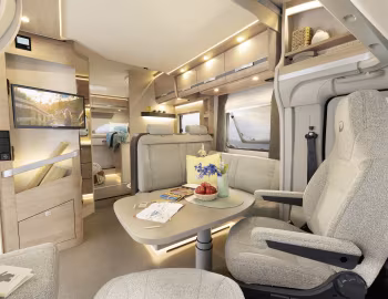 Інтэр'ер 2020 Dethleffs Pulse Classic T 7051 EB '2019–20