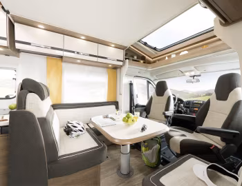 Intérieur 2016–pr. Dethleffs Trend T '2015–pr.