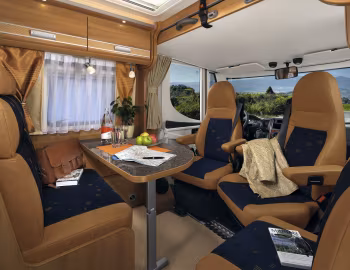 Інтэр'ер 2007–12 Dethleffs Globebus I '2006–12