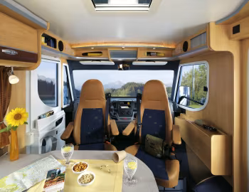 Інтэр'ер 2007–12 Dethleffs Globebus I '2006–12