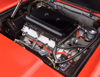 Sous la capuche Dino 246 GT with "Flares" option [UK-spec] (Tipo 607E) '1971–74