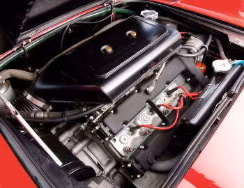 Sous la capuche Dino 246 GT [UK-spec] (Tipo 607M) '1970–71