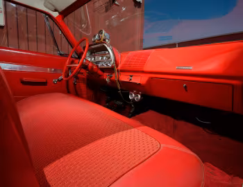 Interior 1963 Dodge 330 2-door Sedan Factory Lightweight (TD2L-611)