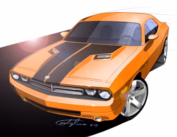 Эскиз Dodge Challenger Concept (LC) '01.2006