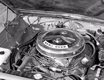 Под капотом 1969 Dodge Charger 500 Hemi (XX 29)