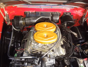 Bajo el capó 1958 Dodge Coronet Lancer Convertible Super D-500 Pkg. (LD2)