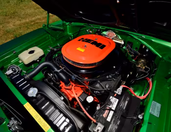 Bajo el capó 1969 Dodge Coronet R/T 426 Hemi Convertible (WS 27)