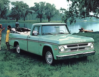 1970 Dodge D100 Sweptline Pickup Adventurer Pkg.
