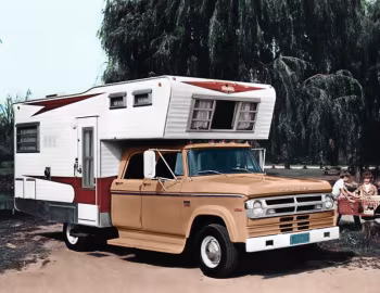 1970 Dodge D300 Crew Cab Camper