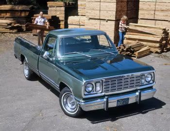 1977 Dodge D100 Conventional Cab Sweptline Adventurer Pkg.
